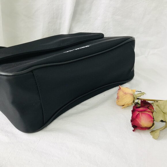 NEW Off-White - Logo Nylon Crossbody Bag In Black - Picture 8 of 12